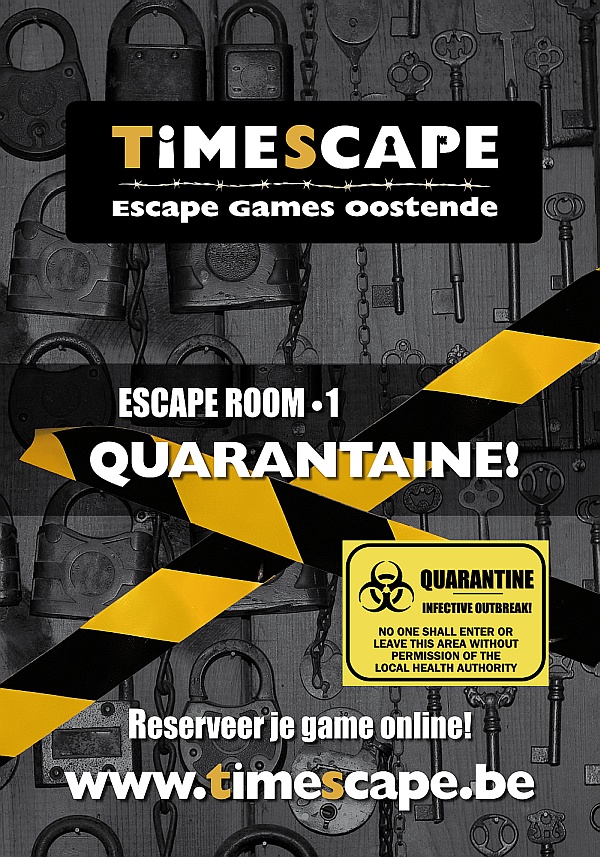 timescape escape room oostende quarantaine game