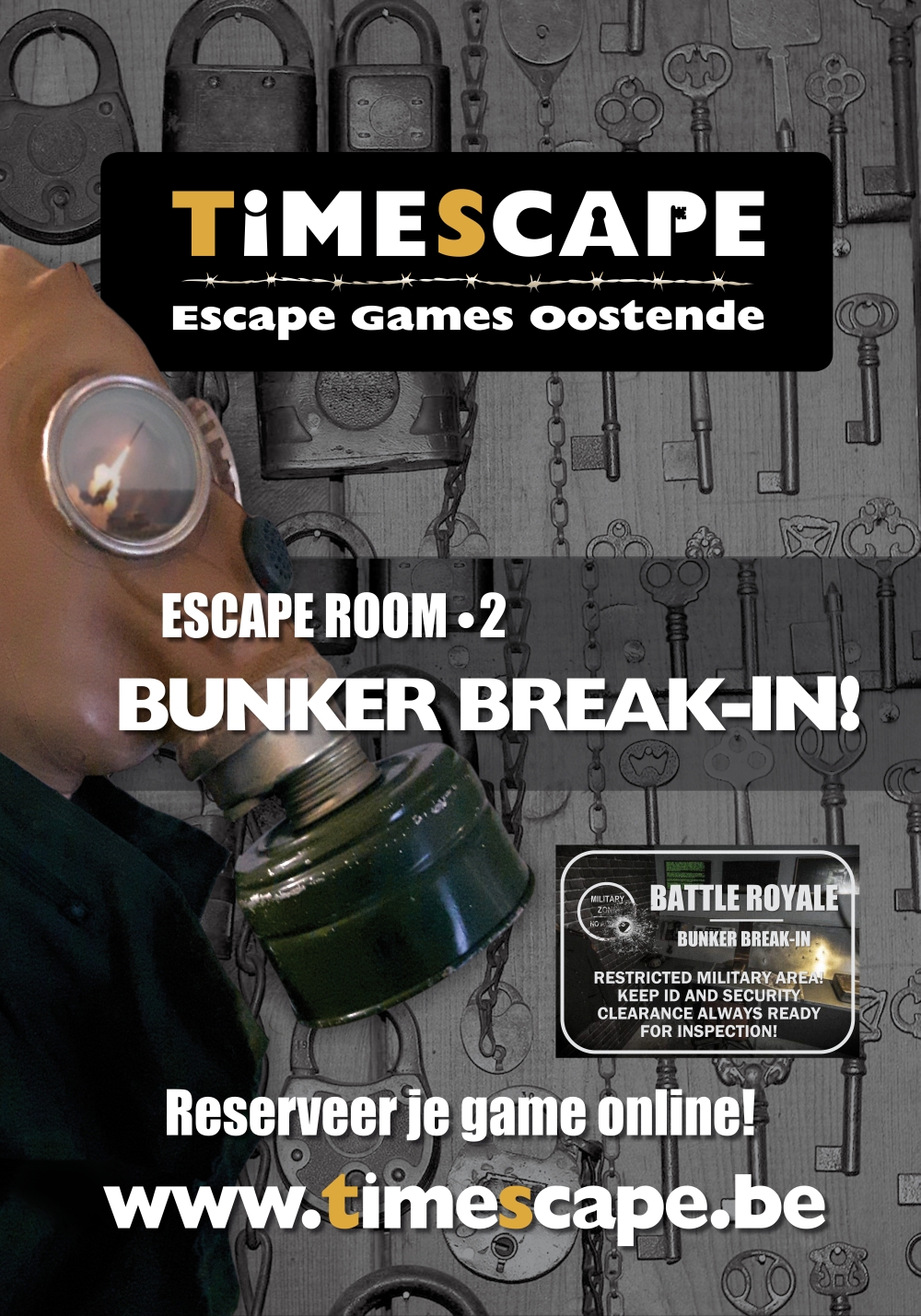timescape escape room oostende bunker break-in game